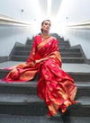 Rajtex Korani Silk Latest Fancy Festiv wear Heavy Cording With Golden Pallu Designer Handloom Self Weaving Silk Saree Collection